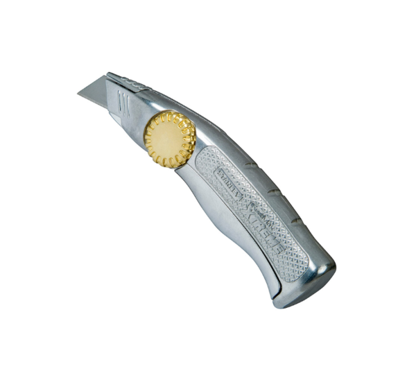 Нож макетен метален с трапецовидно фиксирано острие 140x 19mm Stanley