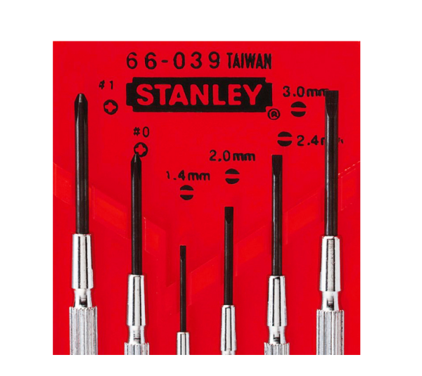 Отвертки комплект за фина механика SB/ PH 6бр. Stanley