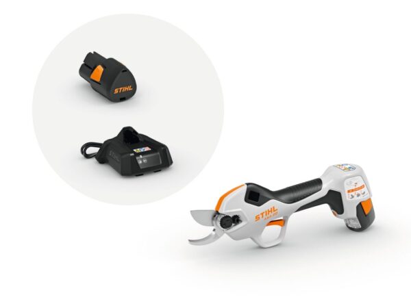 Акумулаторна ножица с батерия AS 2 и зарядно AL 1, STIHL ASA 20 /VA050116211/