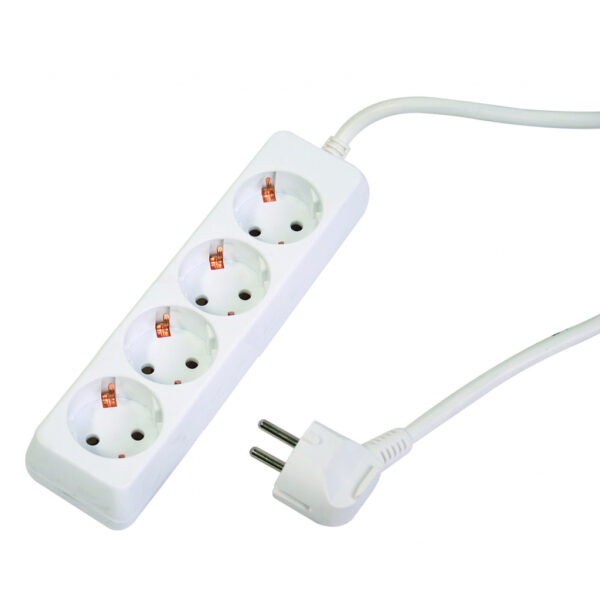 Разклонител 4 гнезда с кабел 1.5m х1.5mm2 MK