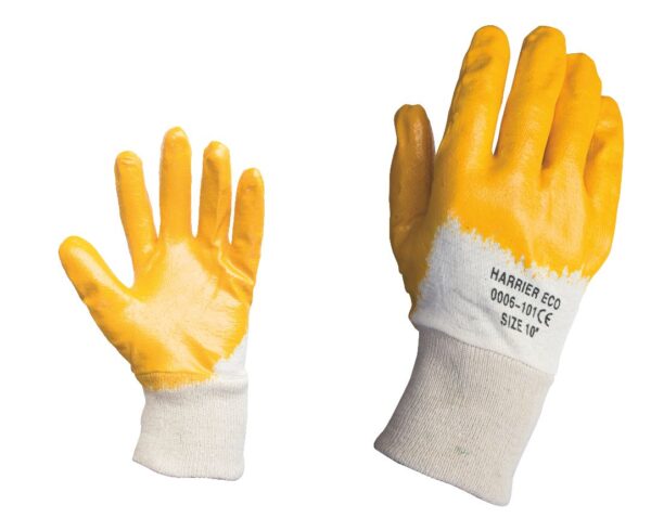 Ръкавици HARRIER ECO топени в нитрол жълти