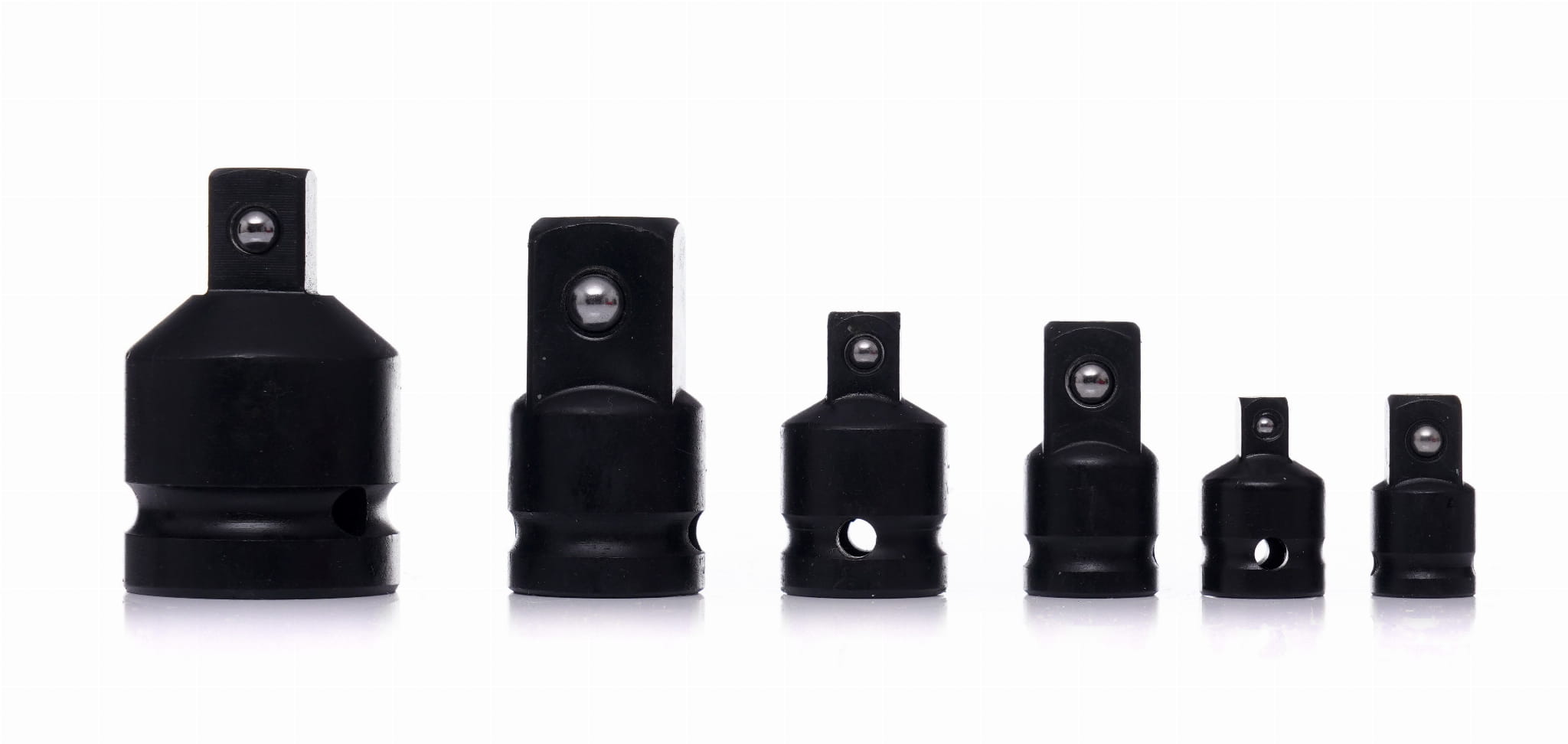 Комплект ударни адаптери KRAFT&DELE KD10524, 1/4″, 3/8″, 1/2″, 3/4″, 6 броя