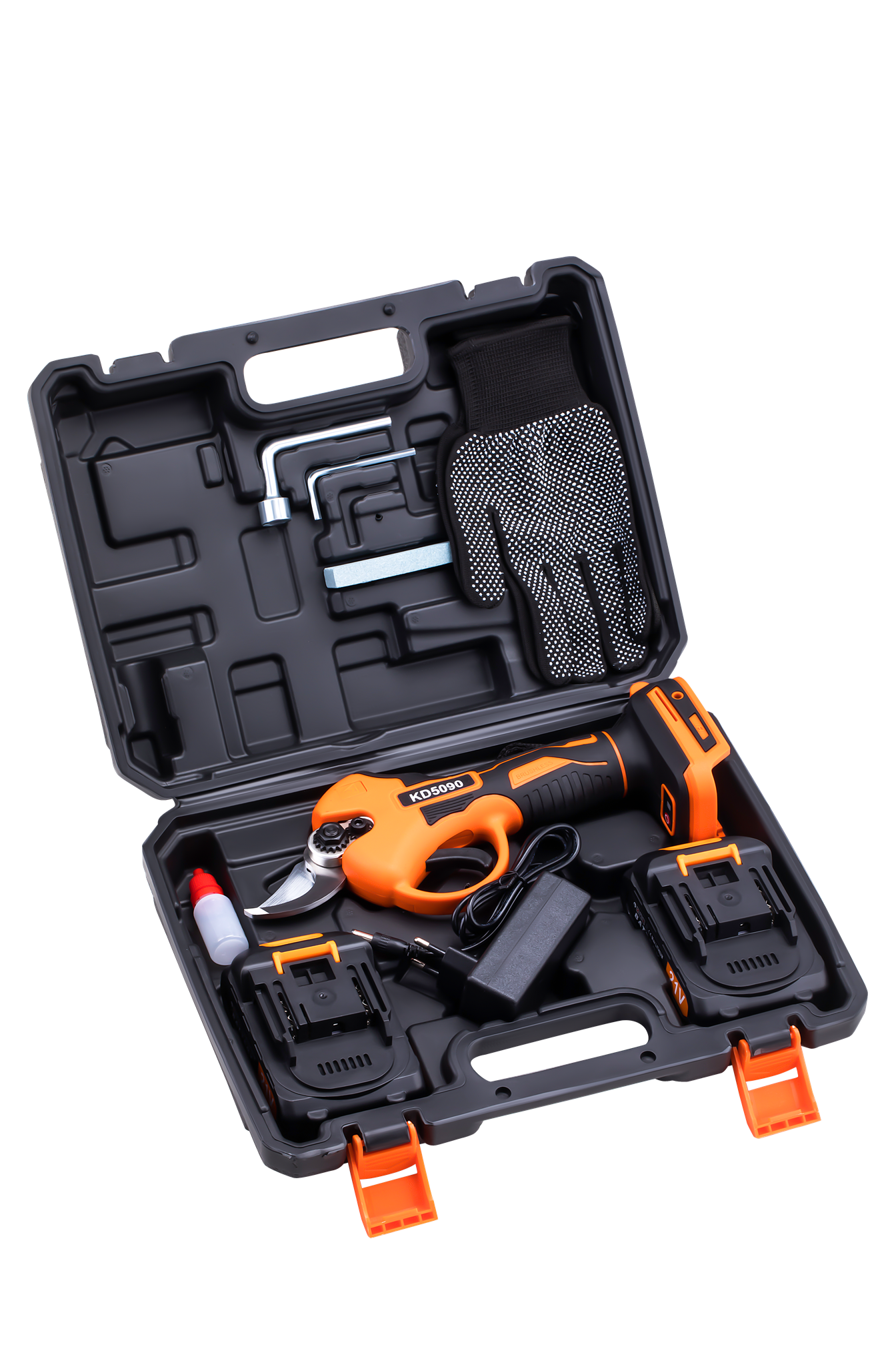 Aкумулаторна градинска ножица, 21V/ 2x2Ah