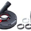 ПРЕДПАЗИТЕЛ ЗА ПРАХОУЛАВЯНЕ ЗА ЪГЛОШЛАЙФ 125MM С АДАПТЕРИ - Image 2