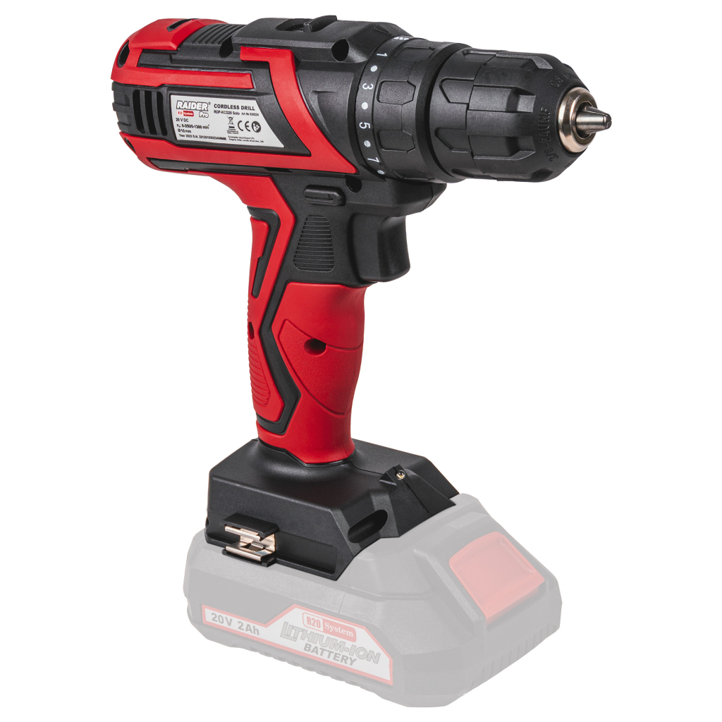 R20 Бормашина 2-ск. 10mm 44Nm Solo RDP-KCD20