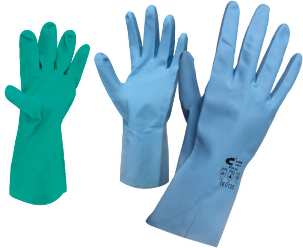 Ръкавици GREBE нитрил зелени 10