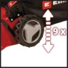 Самоходна бензинова косачка Einhell GC-PM 46/5 S, 2.72 к.с., 46 см - Image 5