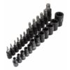 Комплект битове TORX T8-T60 и вложки профил E E4-E20 1/4 3/8 1/2 25 части / S-H2548T - Image 3