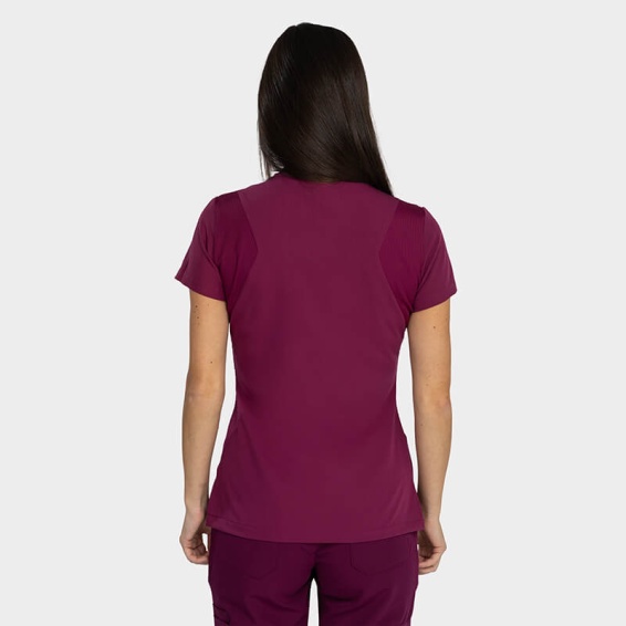 Туника JUSTINA, цвят виненочервен