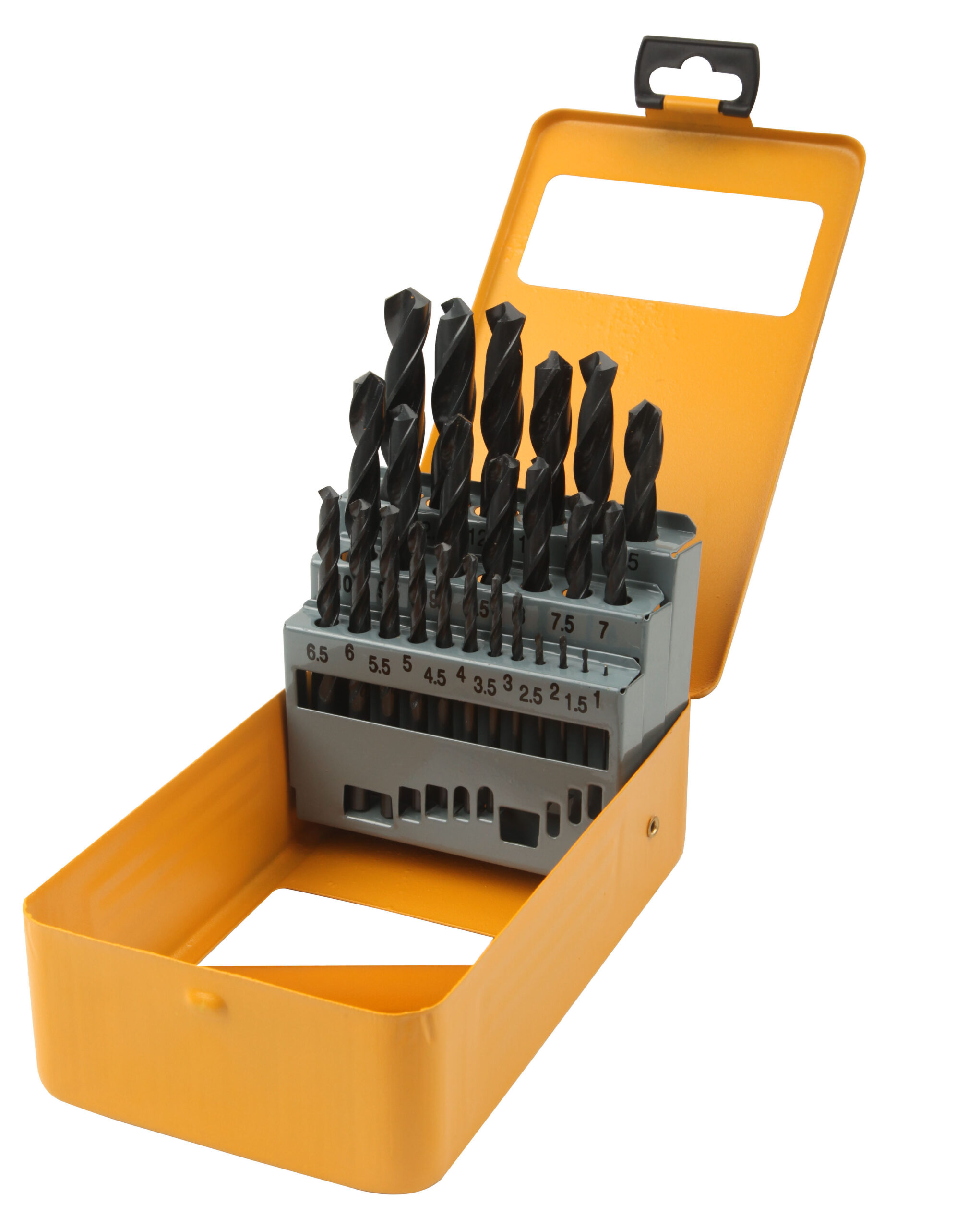 СВРЕДЛА ЗА МЕТАЛ HSS КОМПЛЕКТ 25 ЧАСТИ Ø 1-13 MM TOLSEN