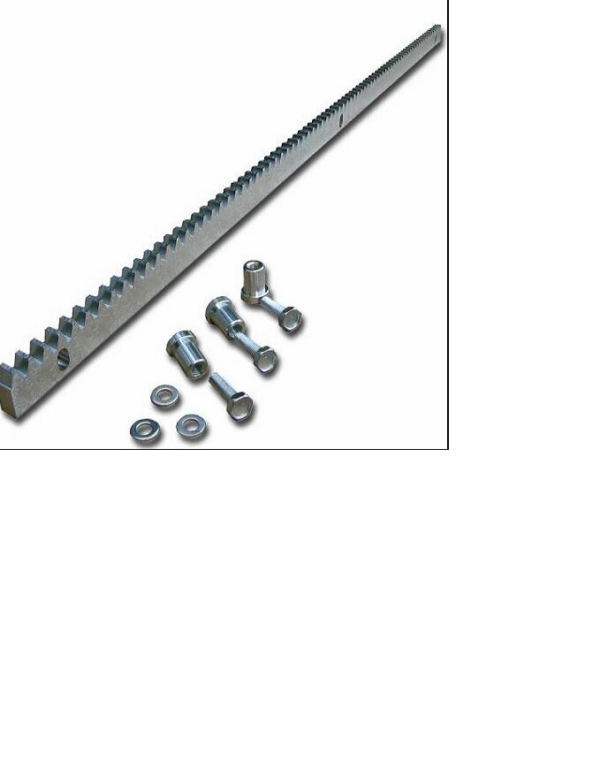 Зъбна рейка за плъзгащи се врати 10 мм стомана
