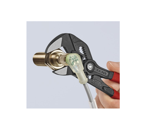 Клещи гаечен ключ 180 мм, 1 1/2″40mm с бутон и шарнирен реглаж Knipex