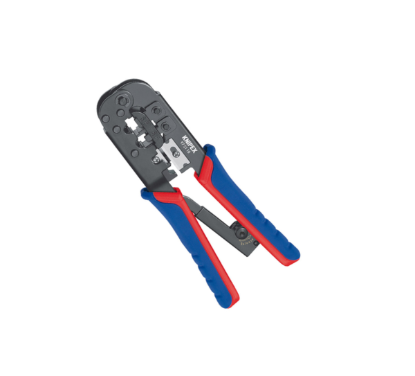 Клещи кербовъчни за телефонни и компютърни конектори 190mm, RJ11, RJ45 Knipex