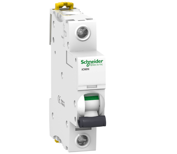 Автоматичен прекъсвач Schneider Electric еднополюсен за DIN шина 2A, 230V, 6kA, 1P Acti 9 iC60