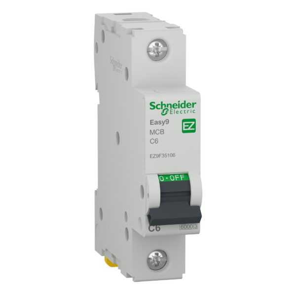 Автоматичен прекъсвач Schneider Electric еднополюсен за DIN шина 50A, 230V, 6kA, 1P Easy 9