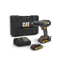 Акумулаторен ударен винтоверт CAT DX12, 18 V, 2 Ah, 65 Nm - Image 2
