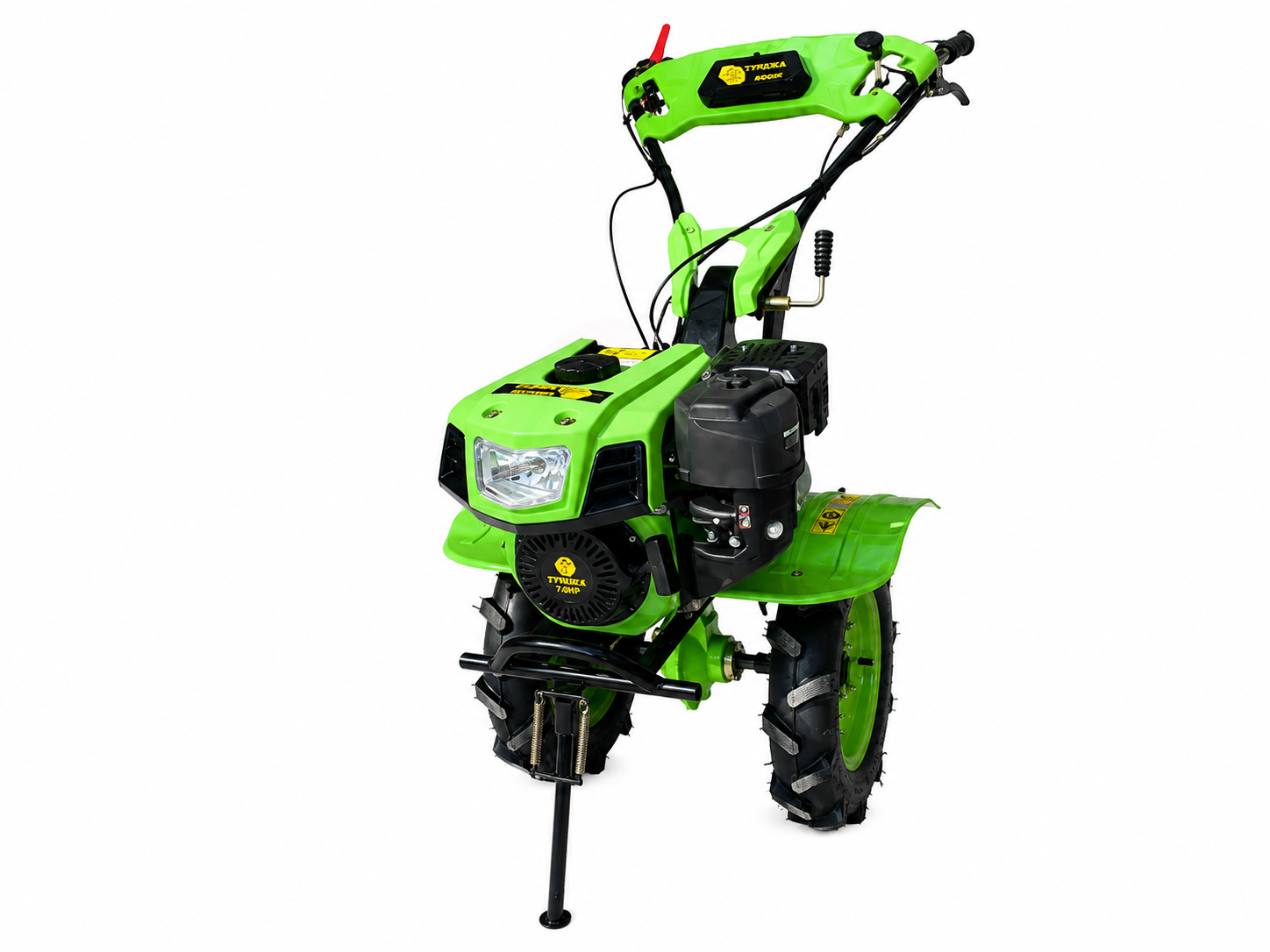 Мотоблок ТУНДЖА 8500К PROFI, 7 hp, гуми 4х10 и фар
