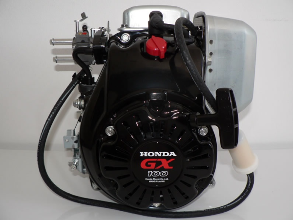 Двигател с вътрешно горене бензинов 2100 W, 2.8 к.с., 98 см3, 3600 об./мин, GX100RT-KR-AM-SD , Honda
