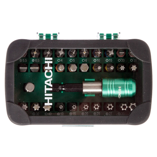 Комплект битове PH/PZ/SB/TX/SW с магнитен държач 32 бр., 1/4″ , HiKOKI – Hitachi