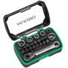 Комплект битове с тресчотка и вложки 24 бр., 1/4" , HiKOKI - Hitachi