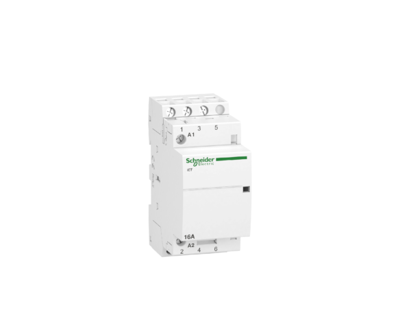 Контактор Schneider Electric модулен автоматичен 3P, 3NO, 230V, 16A Acti 9 iCT