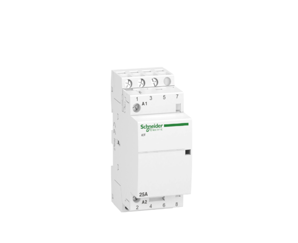 Контактор Schneider Electric модулен автоматичен 3P, 3NO, 230V, 25A, Acti 9 iCT