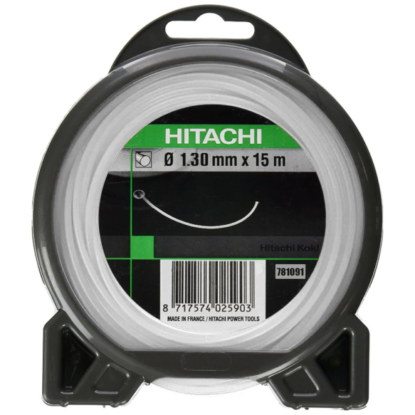 Корда за моторна коса кръгла 1.3 мм х 15 м, „HiKOKI – Hitachi“