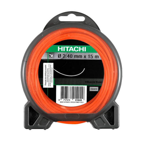 Корда за моторна коса квадратна 2.4 мм х 15 м „HiKOKI – Hitachi“