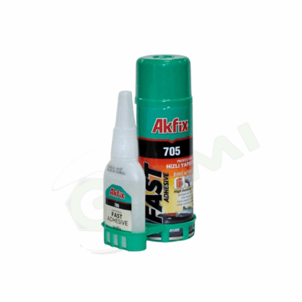 Лепило двукомпонентно, универсално 705 65gr+200ml Akfix
