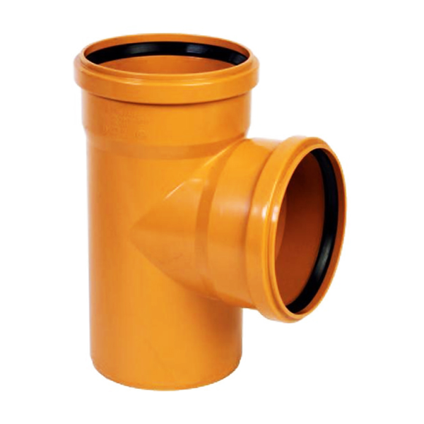 Разклонител PVC за канализация с уплътнител ф 160×110 мм, 87 ° , „Pestan“