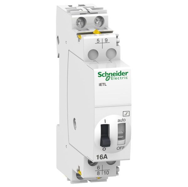 Разширителен блок Schneider Electric за импулсно реле 16A, AC, 1NO + 1NC, Acti 9 IETL iTL 16