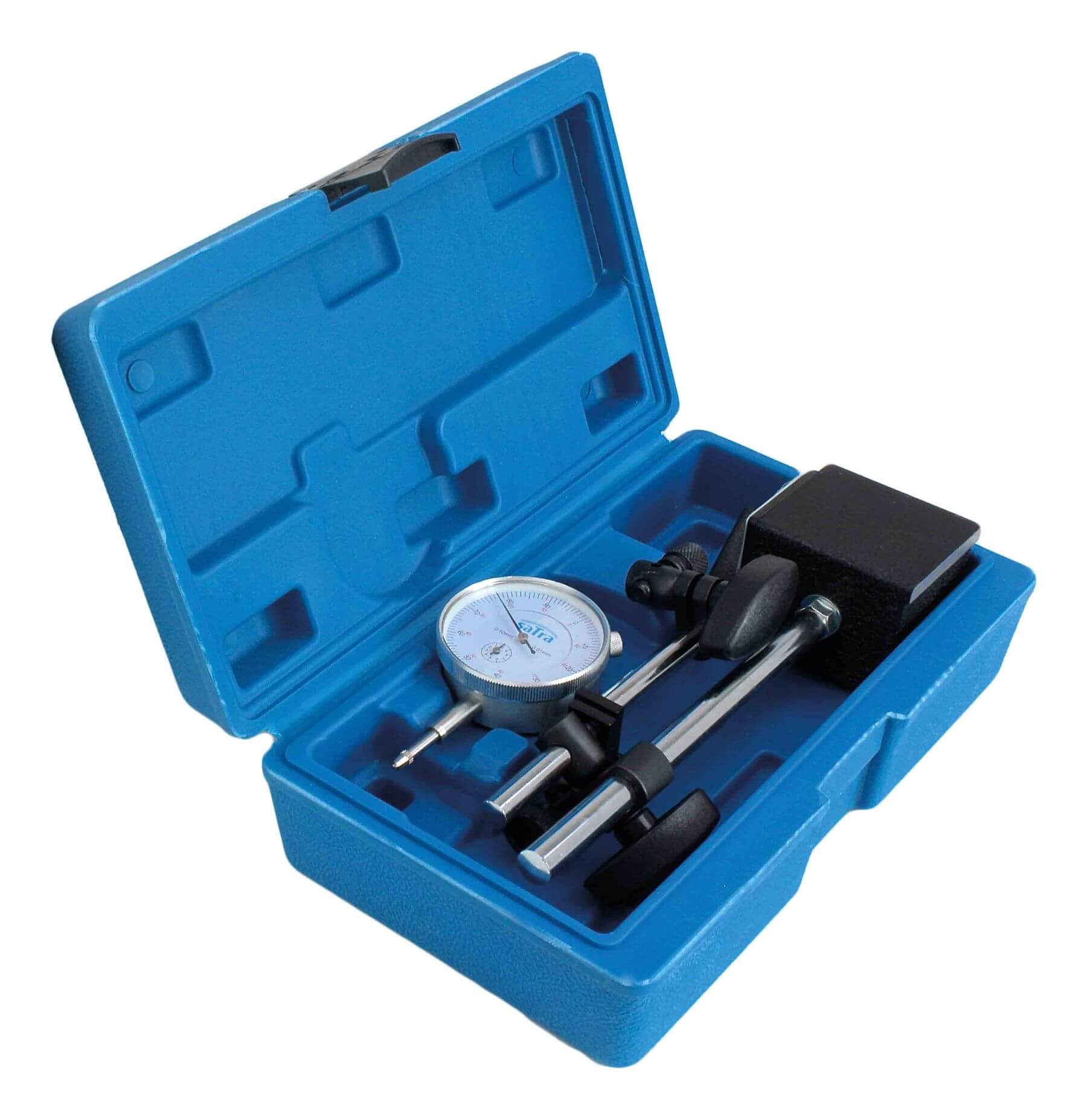 Магнитна стойка с индикаторен часовник к-т SATRA