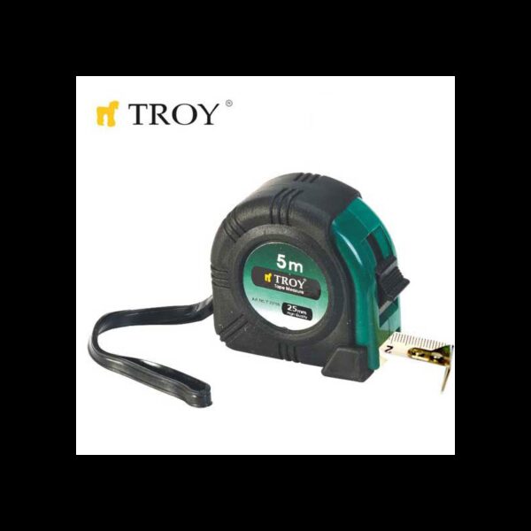 Ролетка със стопер 5m x25mm Troy 23105-A