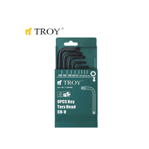 Комплект Торкс ключове Torx Troy 26200