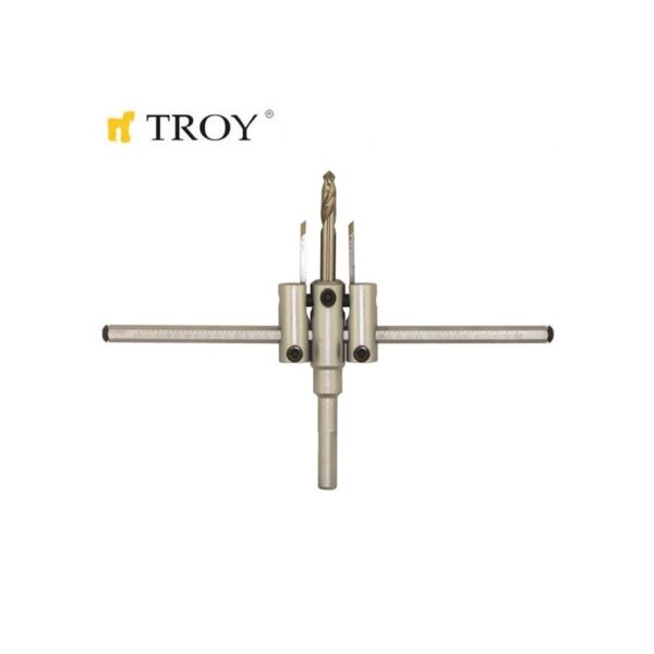 Регулируем резец за кръгли отвори 40-200mm Troy 27402