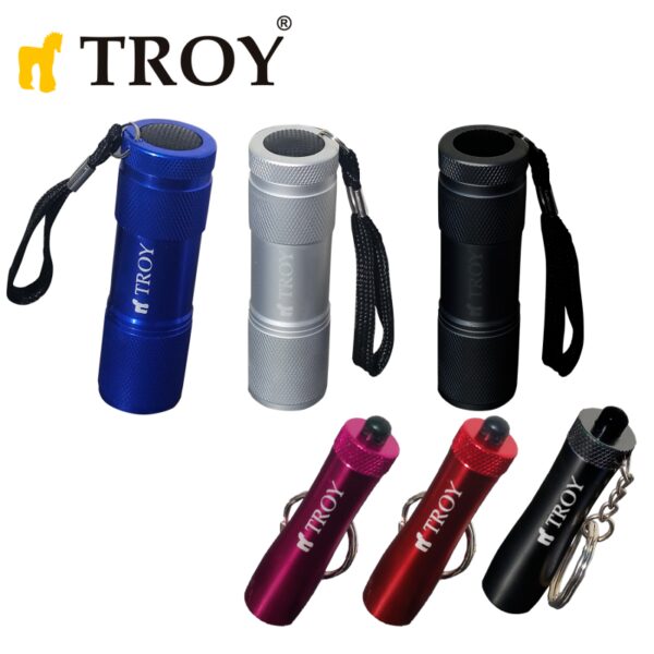 Комплект ръчни фенерчета с батерии 6 броя  Troy 28901