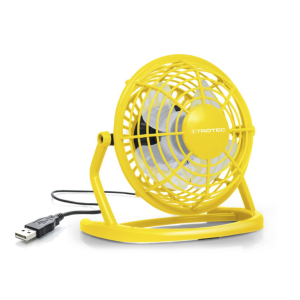 Вентилатор на стойка 2.5 W, ф 100 мм, жълт, TVE 1Y , TROTEC