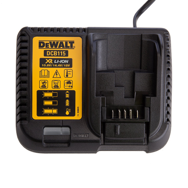 Зарядно устройство DCB115 , DeWALT за акумулаторни инструменти с Li-Ion батерии 10.8-18 V, DCB115 , DeWALT