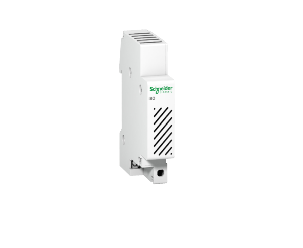 Звънец Schneider Electric за DIN шина 8- 12V, бял, ISO