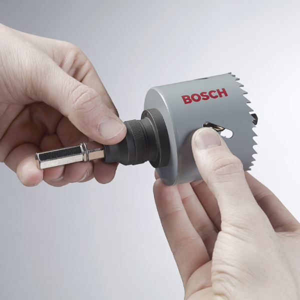 Адаптор присъединителен за боркорона Bosch шестостенна опашка/резба и щифтове 14-210 мм, Power Change