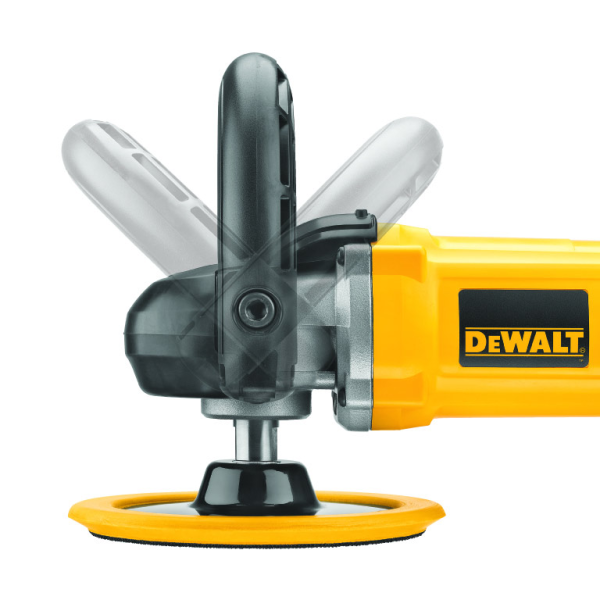Полирмашина DeWALT електрическа с плавно регулиране ф 180 мм, 1250 W, 600-3500 об./мин, DWP849X
