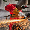 Ъглошлайф DeWALT електрически с регулиране на оборотите и плавен старт безчетков 1700 W, 125 мм, 2200-10 500 об./мин, DWE4357 - Image 2