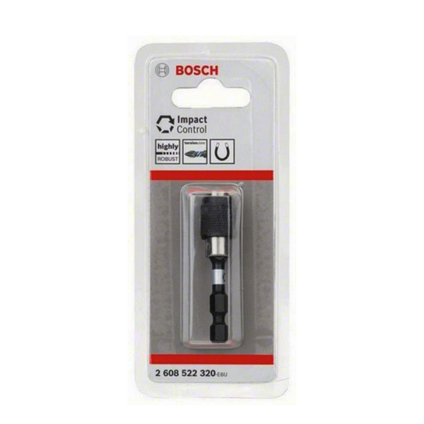 Държач на битове Bosch магнитен 1/4″, 60 мм, Impact Control Multi Construction