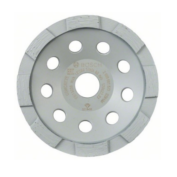 Диск диамантен за шлайфане Bosch на бетон 125 мм, 22.23 мм, Standard for Concrete