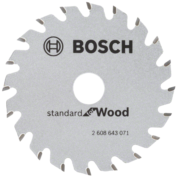 Диск циркулярен за рязане Bosch на дърво грубо с HM пластини 85x15x1.1 мм, 20 z, Standard for Wood
