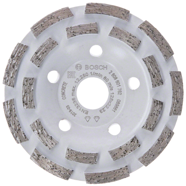 Диск диамантен за шлайфане Bosch на бетон 125 мм, 22.23 мм, Expert for Concrete Long Life