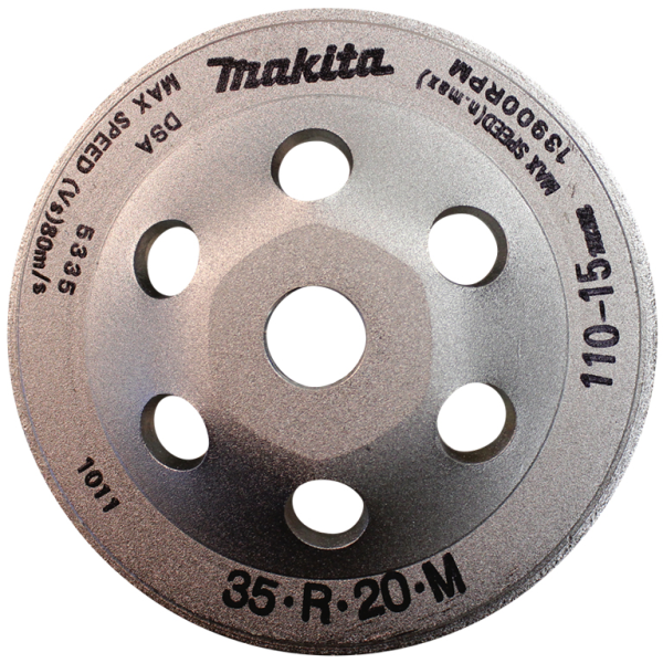 Диск Makita диамантен за шлайфане на бетон 110×15 мм