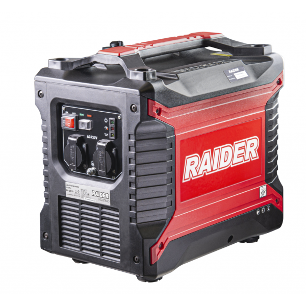 Генератор Raider за ток бензинов 2.5kW инверторен RD-GG10