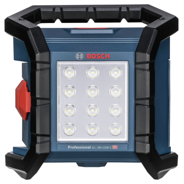 Фенер Bosch акумулаторен настолен без батерия и зарядно, 14.4/18 V, 1200 lm, 64 IP, GLI 18V-1200 C Professional