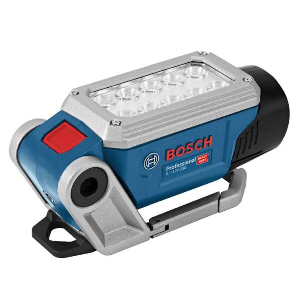 Фенер Bosch акумулаторен ръчен без батерия и зарядно, 12 V, 330 lm, GLI 12V-330 Professional
